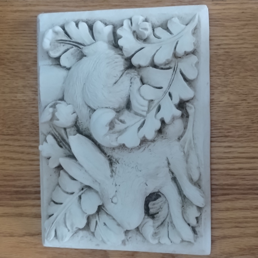 COPY Winterthur Licensed 3 D Relief Sculpture Plaque for Home & Garden